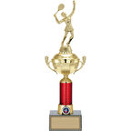 ODAK KUPA - Figürlü Kupalar - Tenis Kadın Figürlü Kupalar FG-054 C - 42 cm