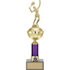 ODAK KUPA - Figürlü Kupalar - Tenis Kadın Figürlü Kupalar FG-059 C - 42 cm