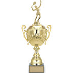 ODAK KUPA - Figürlü Kupalar - Tenis Kadın Figürlü Kupalar FG-089 B - 48 cm