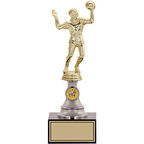 ODAK KUPA - Figürlü Kupalar - Voleybol Erkek Figürlü Kupalar FG-010 C - 26 cm