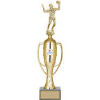 ODAK KUPA - Figürlü Kupalar - Voleybol Erkek Figürlü Kupalar FG-026 B - 42 cm