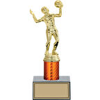 ODAK KUPA - Figürlü Kupalar - Voleybol Kadın Figürlü Kupalar FG-003 B - 23 cm