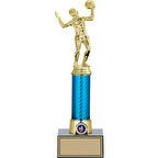 ODAK KUPA - Figürlü Kupalar - Voleybol Kadın Figürlü Kupalar FG-005 A - 32 cm