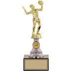 ODAK KUPA - Figürlü Kupalar - Voleybol Kadın Figürlü Kupalar FG-010 C - 26 cm