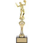 ODAK KUPA - Figürlü Kupalar - Voleybol Kadın Figürlü Kupalar FG-029 C - 34 cm