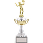 ODAK KUPA - Figürlü Kupalar - Voleybol Kadın Figürlü Kupalar FG-046 A - 37 cm