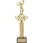 ODAK KUPA - Figürlü Kupalar - Voleybol Kadın Figürlü Kupalar FG-048 A - 44 cm