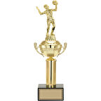 ODAK KUPA - Figürlü Kupalar - Voleybol Kadın Figürlü Kupalar FG-048 C - 39 cm