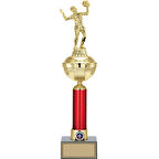 ODAK KUPA - Figürlü Kupalar - Voleybol Kadın Figürlü Kupalar FG-053 A - 46 cm