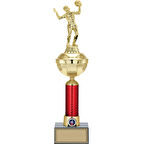 ODAK KUPA - Figürlü Kupalar - Voleybol Kadın Figürlü Kupalar FG-053 B - 44 cm