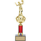 ODAK KUPA - Figürlü Kupalar - Voleybol Kadın Figürlü Kupalar FG-053 C - 41 cm