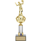 ODAK KUPA - Figürlü Kupalar - Voleybol Kadın Figürlü Kupalar FG-057 C - 41 cm