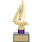 ODAK KUPA - Figürlü Kupalar - Yelken Figürlü Kupalar FG-002 B - 25 cm