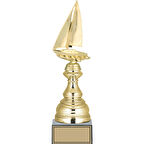 ODAK KUPA - Figürlü Kupalar - Yelken Figürlü Kupalar FG-024 A - 35 cm