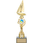 ODAK KUPA - Figürlü Kupalar - Yelken Figürlü Kupalar FG-033 C - 40 cm