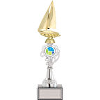 ODAK KUPA - Figürlü Kupalar - Yelken Figürlü Kupalar FG-034 B - 39 cm