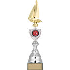 ODAK KUPA - Figürlü Kupalar - Yelken Figürlü Kupalar FG-035 A - 45 cm