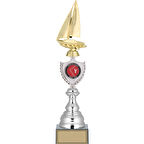 ODAK KUPA - Figürlü Kupalar - Yelken Figürlü Kupalar FG-035 B - 43 cm