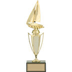 ODAK KUPA - Figürlü Kupalar - Yelken Figürlü Kupalar FG-039 B - 36 cm