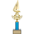 ODAK KUPA - Figürlü Kupalar - Yelken Figürlü Kupalar FG-052 B - 42 cm