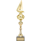 ODAK KUPA - Figürlü Kupalar - Yelken Figürlü Kupalar FG-061 B - 50 cm