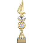 ODAK KUPA - Figürlü Kupalar - Yelken Figürlü Kupalar FG-066 C - 48 cm