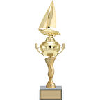 ODAK KUPA - Figürlü Kupalar - Yelken Figürlü Kupalar FG-070 C - 47 cm