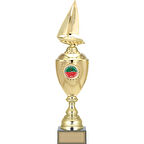 ODAK KUPA - Figürlü Kupalar - Yelken Figürlü Kupalar FG-079 B - 51 cm