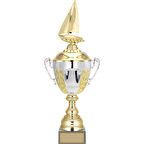 ODAK KUPA - Figürlü Kupalar - Yelken Figürlü Kupalar FG-087 A - 52 cm