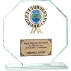 ODAK KUPA - Cam Plaketler - CM-018 A - 18x19 cm