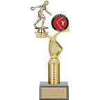 ODAK KUPA - Figürlü Kupalar - Bowling Kadın Figürlü Kupalar FG-015 C - 34 cm