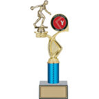 ODAK KUPA - Figürlü Kupalar - Bowling Kadın Figürlü Kupalar FG-017 C - 34 cm