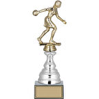 ODAK KUPA - Figürlü Kupalar - Bowling Kadın Figürlü Kupalar FG-024 B - 29 cm