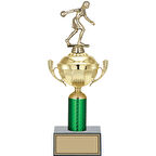 ODAK KUPA - Figürlü Kupalar - Bowling Kadın Figürlü Kupalar FG-050 C - 36 cm