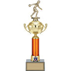 ODAK KUPA - Figürlü Kupalar - Bowling Kadın Figürlü Kupalar FG-056 B - 42 cm