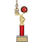 ODAK KUPA - Figürlü Kupalar - Bowling / Labut Figürlü Kupalar FG-016 B - 34 cm