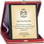 ODAK KUPA - Ahşap Plaketler - PL-005-M B - 15x20 cm