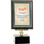 ODAK KUPA - Ahşap Plaketler - PL-122-M A - 15x20 cm