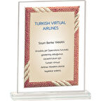 ODAK KUPA - Cam Plaketler - CM-040-M B - 18x21 cm