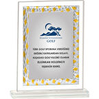 ODAK KUPA - Cam Plaketler - CM-044-M B - 18x21 cm