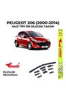 Peugeot 206 (2000-2014) Ön Silecek Takımı 650x400mm (aparatlı) -