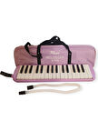 32 Tuşlu Melodika Bez Çantalı -Lila