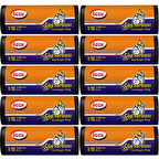 Endüstriyel Battal Boy Çöp Poşeti (72 x 95 cm) 10 Lu Rulo x 10 Paket Çöp Torbası Siyah