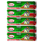 J-250 Jumbo Boy Çöp Poşeti (80 x 110 cm) 10 Lu Rulo x 5 Paket Çöp Torbası Siyah