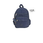 Krinkıl Kumaş Suya Dayanıklı Klinkır Sırt Çantası/laptop Seyahat Okul Çanta