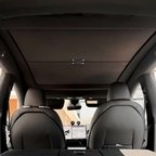 TESLA JUNİPER İÇİN UYUMLU SİYAH RENK TAVAN PERDESİ MANUEL ELLE AÇMALI