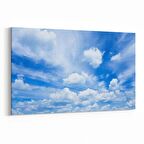 Olla 15560Y Gökyüzü Bulut Görseli  Yatay Kanvas Tablo (Ölçü: 90X60)