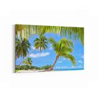 Olla 16501Y Kumsal / Sahil Görseli Yatay Kanvas Tablo (Ölçü: 150X100)