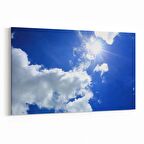 Olla 15574Y Gökyüzü Bulut Görseli  Yatay Kanvas Tablo (Ölçü: 30X20)