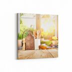 Olla 17872K Yapı Görseli Kare Kanvas Tablo (Ölçü: 60X60)